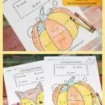 Fall Color by Number | Fall Color Key | Math Practice | Addition Facts | FREE from The Curriculum Corner 3