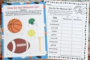 FREE Sports Math & Literacy Centers from The Curriculum Corner 2