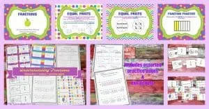 Understanding Fractions FREE from The Curriculum Corner | practice pages, assessments,exit tickets, instructional powerpoint 7