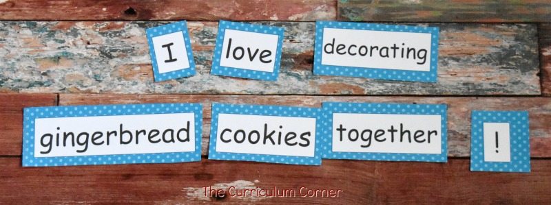 FREE Gingerbread Literacy Centers from The Curriculum Corner 6