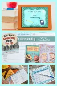 FREE: Close Reading Synthesizing Informational Text from The Curriculum Corner