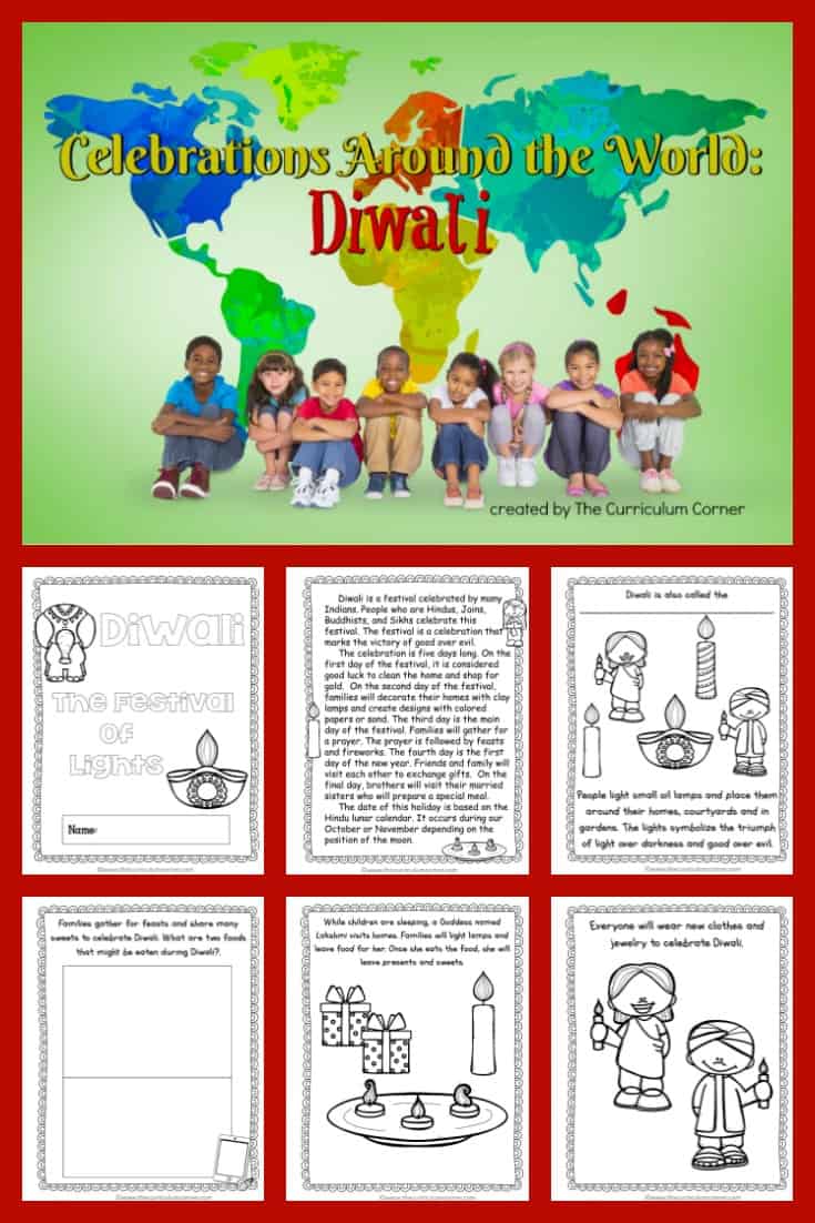 FREE Celebrations Around the World: Diwali booklet from The Curriculum Corner