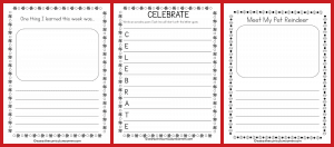 FREE December Writing Journal from The Curriculum Corner 4