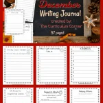 FREE December Writing Journal from The Curriculum Corner 3