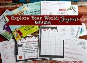 Explore Your World: Japan Unit of Study by The Curriculum Corner & VariQuest
