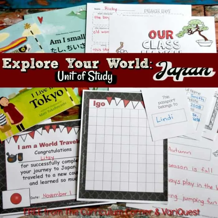 Explore Your World: Japan Unit of Study by The Curriculum Corner & VariQuest