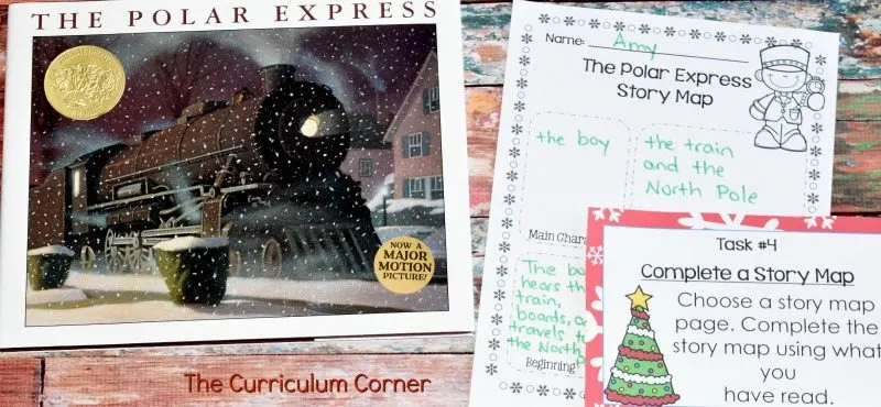 FREE The Polar Express Literacy Center Activities 3