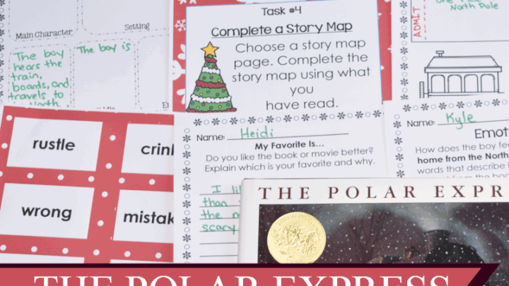 FREE The Polar Express Literacy Center Activities