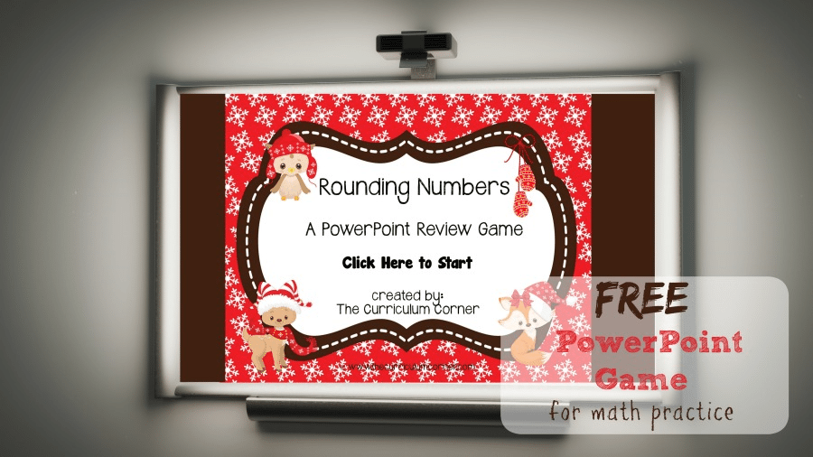 This free PowerPoint game is designed to give your students practice with a rounding numbers game in a winter animal theme. 