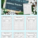 Winter Addition Practice Game