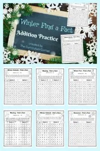 Winter Addition Practice Game