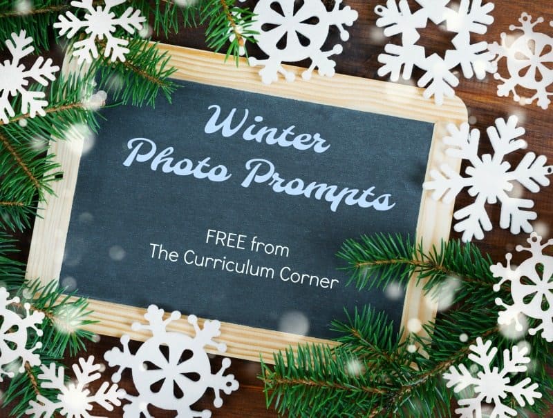 We have assembled a collection of 10 winter photo prompts for writing with word banks. FREE from The Curriculum Corner for your writing workshop.