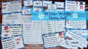 This winter word work set is the perfect seasonal word work for this time of year! FREE from The Curriculum Corner