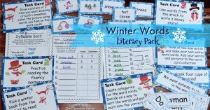 Winter Word Work FREEBIES from The Curriculum Corner