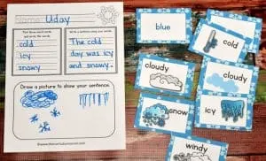 FREE Winter Writing Interventions from The Curriculum Corner