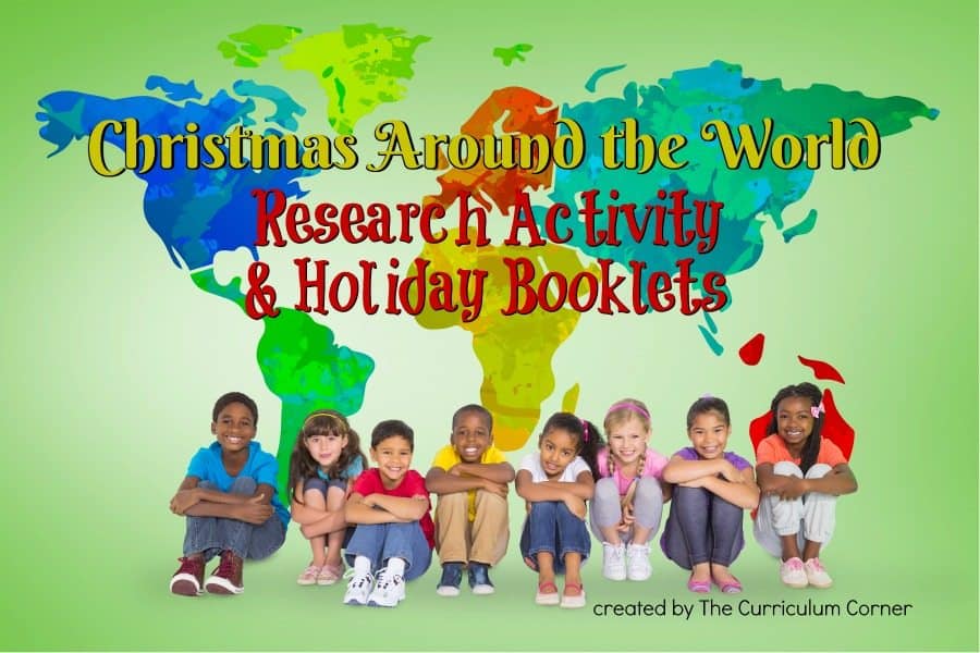 Celebrate Christmas Around the World in your classroom with this research activity & includes activity booklets for each each holiday.