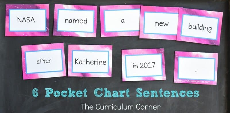 FREE Katherine Johnson Book Study Resources from The Curriculum Corner 4