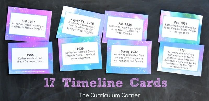 FREE Katherine Johnson Book Study Resources from The Curriculum Corner 2