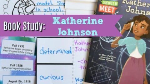 FREE Katherine Johnson Book Study Resources from The Curriculum Corner