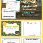 FREE New Year Classroom Activities from The Curriculum Corner 2