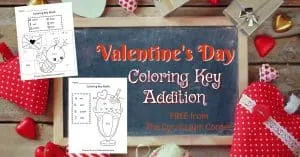 Valentine's Day Color by Number