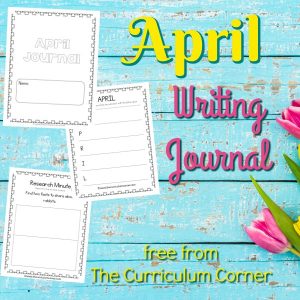 FREE April Writing Journal