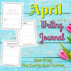 FREE April Writing Journal