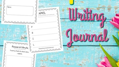 FREE April Writing Journal