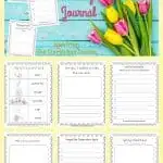 This April journal is designed for your primary classroom. Use the pages to create journals or individually for April writing prompts.