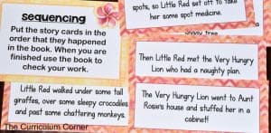 Little Red and the Very Hungry Lion Literature Centers 3