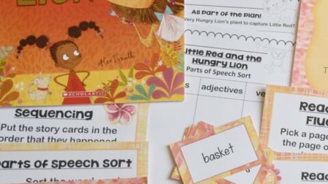 Little Red and the Very Hungry Lion Literature Centers