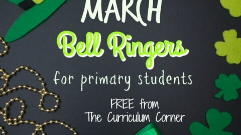 FREE March Bell RIngers from The Curriculum Corner