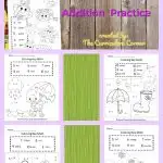 FREE Spring Color by Number Pages from The Curriculum Corner
