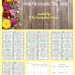 FREE Spring Word Problems from The Curriculum Corner