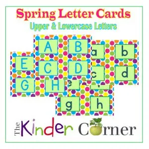FREE Spring Letter Cards