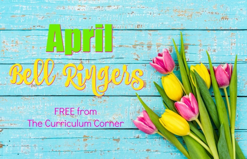 This collection of April Bell Ringer Questions has been created to help engage your students in a simple, but meaningful morning routine.