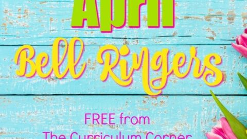 FREE April Bell Ringers from The Curriculum Corner