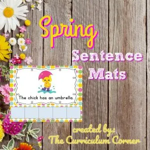 Spring Sentence Mats