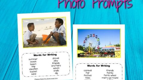FREE Summer Photo Prompts from The Curriculum Corner