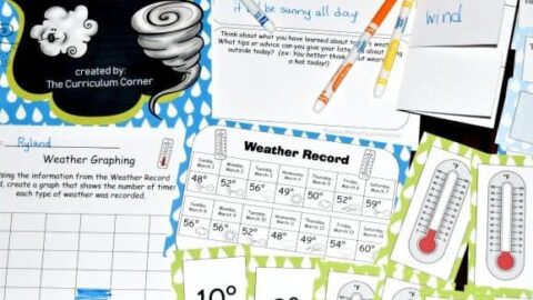 FREE Weather Centers from The Curriculum Corner