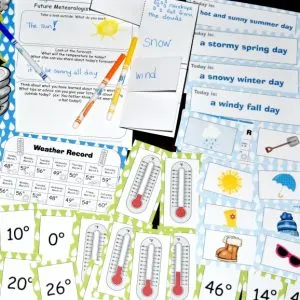 Use these weather science centers to help your students learn more about the different types of weather that occurs in our world.