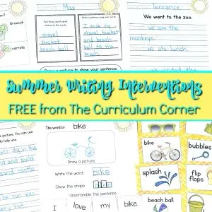 Summer Writing Interventions