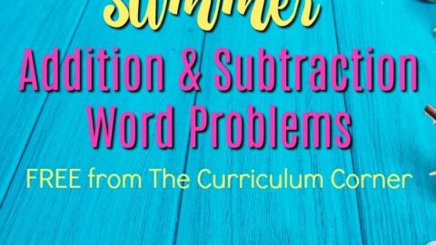 Summer Addition and Subtraction Word Problems 2