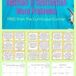 Summer Addition and Subtraction Word Problems