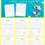 FREE Summer Math Grids from The Curriculum Corner