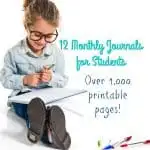 FREE Monthly Journals from The Curriculum Corner