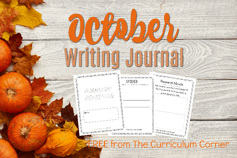 This October writing journal is designed for your primary classroom. Use the pages to create journals or individually for October writing prompts.