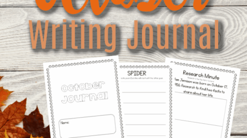 FREE October Writing Journal