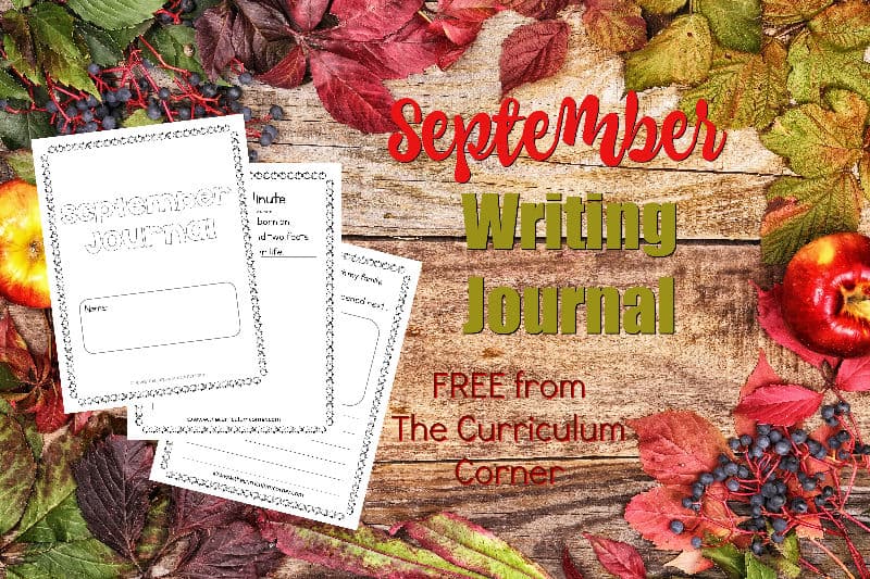 This September writing journal is designed for your primary classroom. Use the pages to create journals or individually for September writing prompts.
