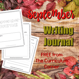 FREE September Writing Journal
